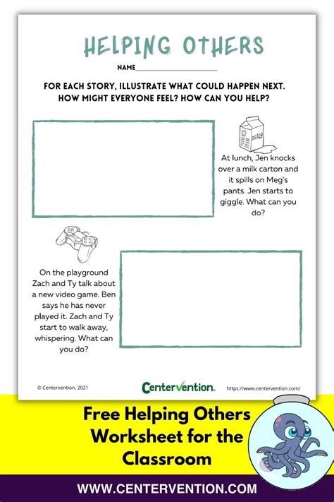 Helping Others Worksheets For Students (Teacher.